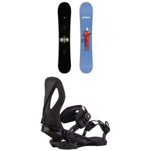 Arbor El Camino Snowboard 161 Package (161 cm) + S in White size 161/S Plastic 2026