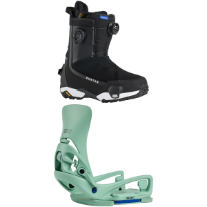 Burton Burton Highshot X Step On Wide Snowboard Boots 8 Package (8) + M Womens in Green size 8/M Nylon 2026