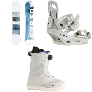 Burton Cultivator Snowboard 150 Package (150 cm) + L in Black size 150/L Aluminum 2026