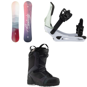 Rossignol Rossignol Soulside Snowboard 145 Package (145 cm) + S/M Womens in White size 145/S/M Nylon/Aluminum 2026