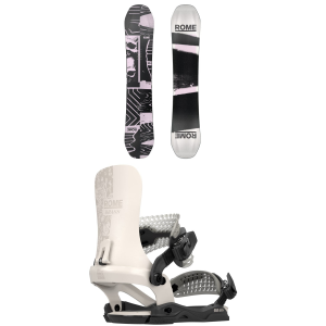 Rome Boneless Snowboard 156 Package (156 cm) + M/L size 156/M/L Nylon/Aluminum 2026