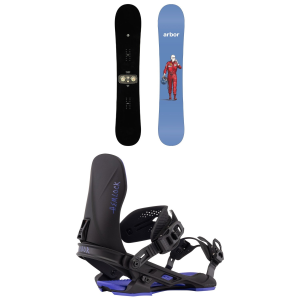Arbor El Camino Snowboard 161 Package (161 cm) + L in Black size 161/L Nylon/Plastic 2026