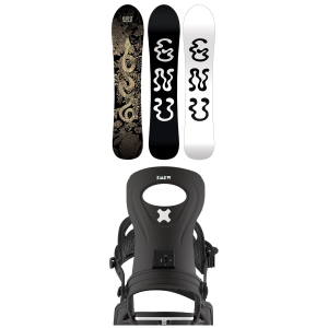 GNU GNU Free Spirit C3 Snowboard 153 Package (153 cm) + M/L Womens in Yellow size 153/M/L Nylon/Aluminum 2026