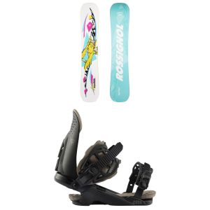 Rossignol Retox Snowboard 150 Package (150 cm) + M/L in Black size 150/M/L Nylon/Aluminum 2026