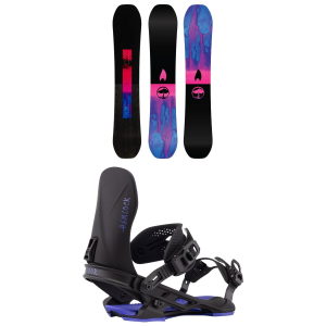 Arbor Rain Snowboard 155 Package (155 cm) + S in Black size 155/S Nylon/Plastic 2026