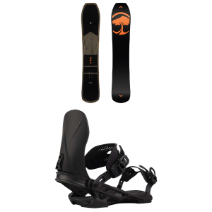 Arbor Coda Snowboard 158 Package (158 cm) + S in Black size 158/S Nylon/Plastic 2026