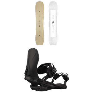 Arbor Satori Snowboard 148 Package (148 cm) + S in Black size 148/S Nylon/Plastic 2026