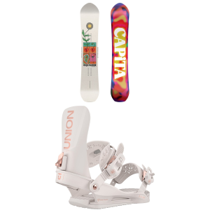 CAPiTA CAPiTA The Equalizer Snowboard 150 Package (150 cm) + S Womens in Pink size 150/S Aluminum 2026
