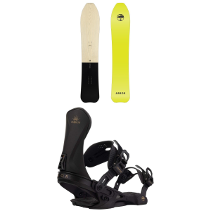 Arbor Arbor Madre Snowboard 148 Package (148 cm) + M Womens in Black size 148/M Aluminum/Plastic 2026