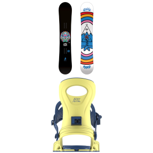 GNU GNU Velvet C2 Snowboard 147 Package (147 cm) + M/L Womens in Yellow size 147/M/L Nylon/Aluminum 2026