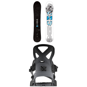 GNU Antigravity C3 Snowboard 159W Package (159W cm) + M in White size 159W/M Nylon 2026