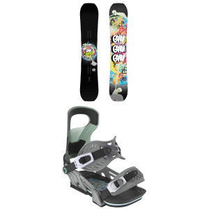 GNU C Money C3 Snowboard 148 Package (148 cm) + S in Black size 148/S Aluminum 2026