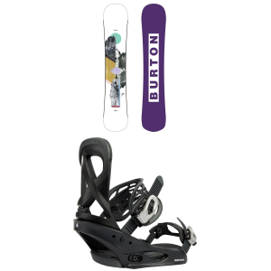 Burton Burton Hideaway Snowboard 155 Package (155 cm) + S Womens size 155/S Aluminum 2026