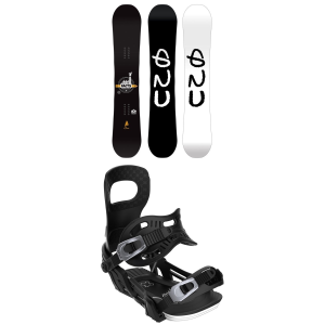 GNU Facts BTX Snowboard 159 Package (159 cm) + M in White size 159/M Nylon/Aluminum 2026