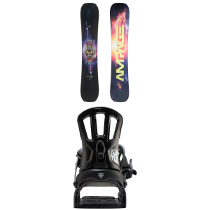 Rossignol Ampage Vol.2 Snowboard 159 Package (159 cm) + S/M in Black size 159/S/M Nylon/Aluminum 2026