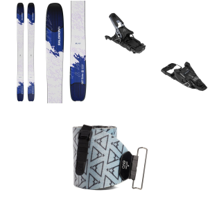 Salomon S/LAB QST Echo Skis 173 Package (173 cm) + 110 AT Bindings in Black size 173/110 Aluminum 2027