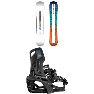 Nidecker Escape Snowboard 159 Package (159 cm) + X Large in White size 159/Xl Nylon 2027