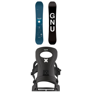 GNU GNU Gloss C C3 Snowboard 144 Package (144 cm) + S/M Womens in White size 144/S/M Nylon/Aluminum 2025