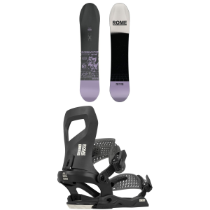 Rome Service Dog Snowboard 151 Package (151 cm) + S in Black size 151/S Nylon/Aluminum/Bamboo 2026