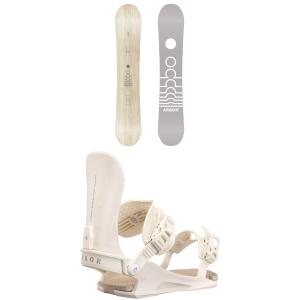 Arbor Arbor Mantra Snowboard 151 Package (151 cm) + M Womens size 151/M Aluminum/Plastic 2027