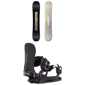 Arbor Arbor Kuro Neko Snowboard 152 Package (152 cm) + S Womens in Black size 152/S Aluminum/Plastic 2027
