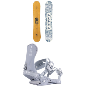 Arbor Arbor Swoon Snowboard 152 Package (152 cm) + S Womens in Black size 152/S Aluminum/Plastic 2027