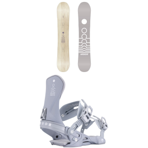 Arbor Arbor Mantra Snowboard 147 Package (147 cm) + M Womens in White size 147/M Aluminum/Plastic 2027