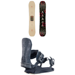Arbor Arbor Swoon Decon Snowboard 148 Package (148 cm) + S Womens in Black size 148/S Aluminum/Plastic 2027
