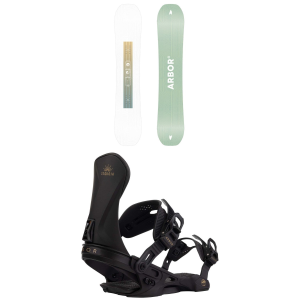 Arbor Arbor Kuro Neko Decon Snowboard 149 Package (149 cm) + M Womens in Black size 149/M Aluminum/Plastic 2027