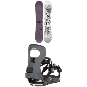 GNU Scorp Snowboard 156 Package (156 cm) + M in Grey size 156/M Nylon/Aluminum 2027