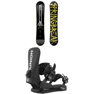 CAPiTA Spring Break Stairmaster Snowboard 158 Package (158 cm) + L in Purple size 158/L Aluminum 2027