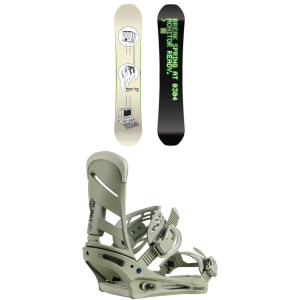 CAPiTA Spring Break Resort Twin Snowboard 158W Package (158W cm) + M in Green size 158W/M Aluminum 2026