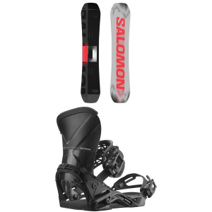 Salomon Huck Knife Pro Snowboard 156 Package (156 cm) + S in Black size 156/S Rubber 2027