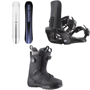 Salomon Assassin Snowboard 156 Package (156 cm) + M size 156/M Rubber/Bamboo 2027
