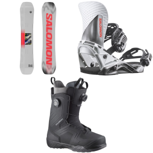 Salomon Huck Knife Snowboard 153 Package (153 cm) + M in Black size 153/M Aluminum/Rubber 2027