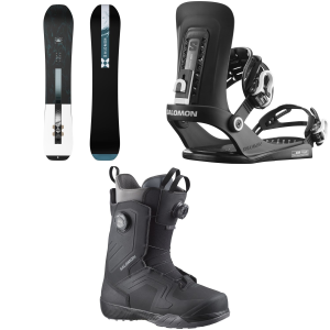Salomon Sight Snowboard 166W Package (166W cm) + M in Black size 166W/M Nylon 2027