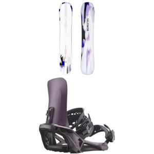 Salomon Salomon Rumble Fish Snowboard 148 Package (148 cm) + L Mens size 148/L Rubber 2027