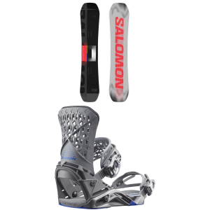 Salomon Huck Knife Pro Snowboard 159W Package (159W cm) + M in Black size 159W/M Rubber 2027