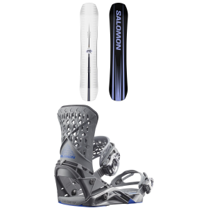Salomon Assassin Snowboard 162 Package (162 cm) + M in Black size 162/M Rubber/Bamboo 2027