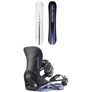 Salomon Assassin Snowboard 150 Package (150 cm) + M in Black size 150/M Aluminum/Rubber/Bamboo 2027