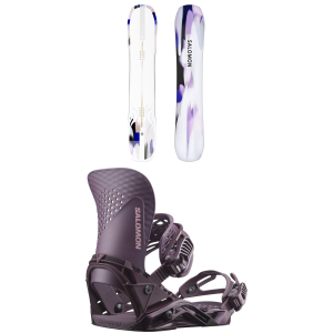 Salomon Salomon Rumble Fish Snowboard 152 Package (152 cm) + S Mens in Black size 152/S Aluminum/Rubber 2027
