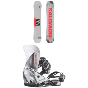 Salomon Huck Knife Snowboard 153 Package (153 cm) + M in White size 153/M Aluminum/Rubber 2027
