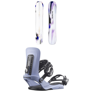 Salomon Salomon Rumble Fish Snowboard 148 Package (148 cm) + M Mens in Black size 148/M Nylon/Rubber 2027