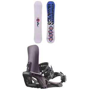 Salomon Salomon Oh Yeah Snowboard 138 Package (138 cm) + M Mens in Black size 138/M 2027