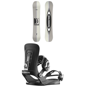 Salomon Kickback Snowboard 155 Package (155 cm) + S in Black size 155/S Nylon/Rubber 2027