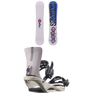 Salomon Salomon Oh Yeah Snowboard 143 Package (143 cm) + M Mens in Grey size 143/M 2027