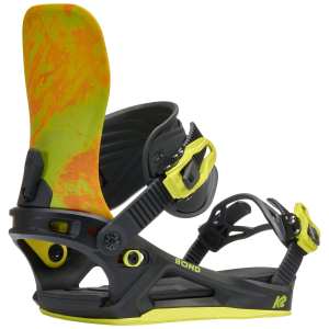 K2 Bond Snowboard Bindings in Yellow size Large Nylon 2027