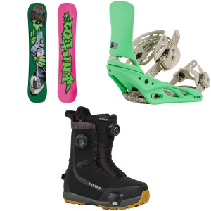 Burton Good Company Snowboard 148 Package (148 cm) + L in Black size 148/L Aluminum 2027