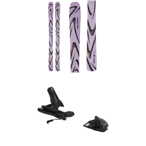 Salomon QST 94 Skis 156 Package (156 cm) + 100 Adult Alpine Bindings in Black size 156/100 2027