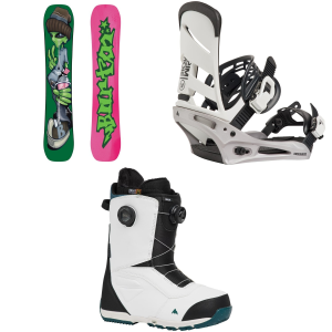 Burton Good Company Snowboard 152 Package (152 cm) + L in White size 152/L Aluminum 2027